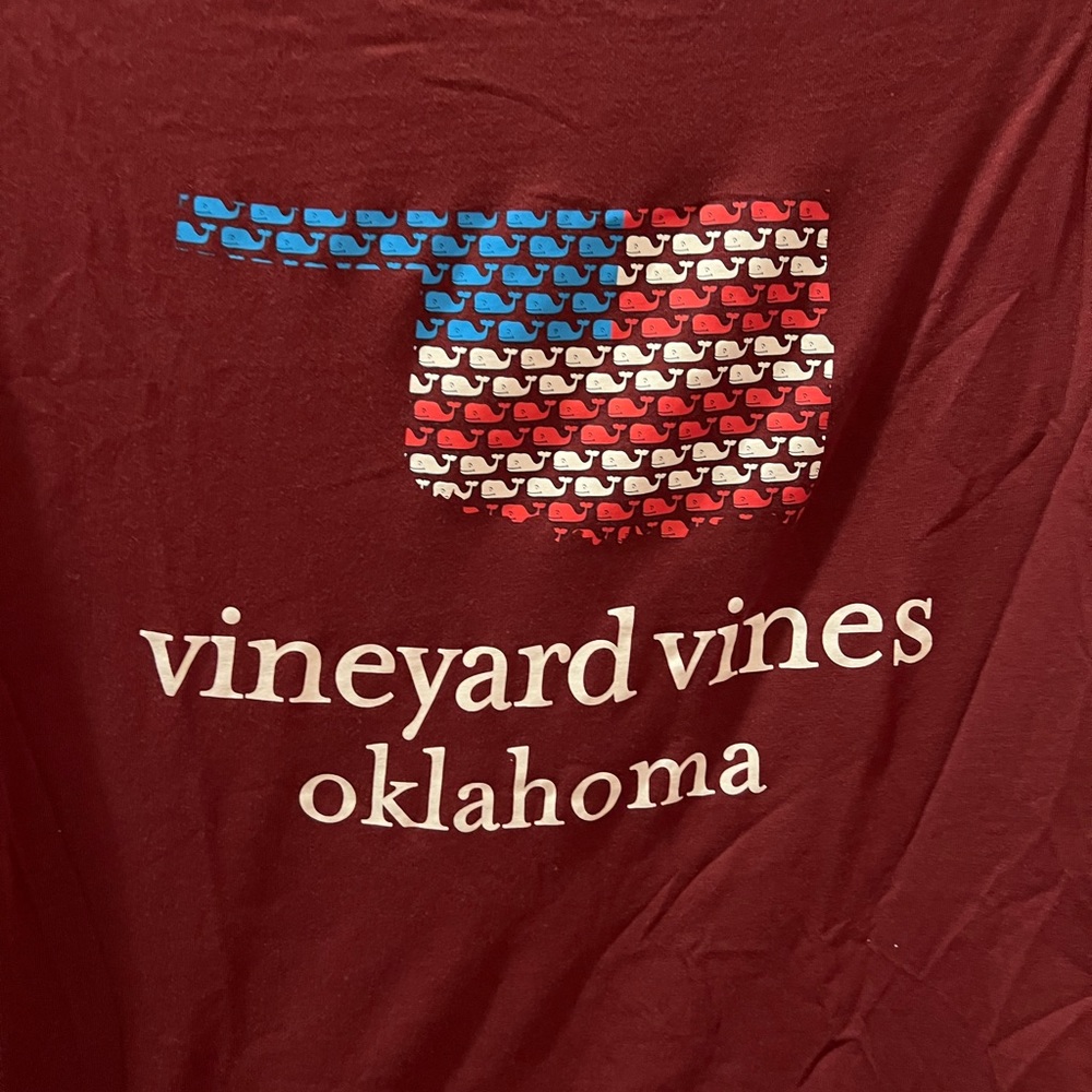 vineyard vines oklahoma long sleeve t shirt
